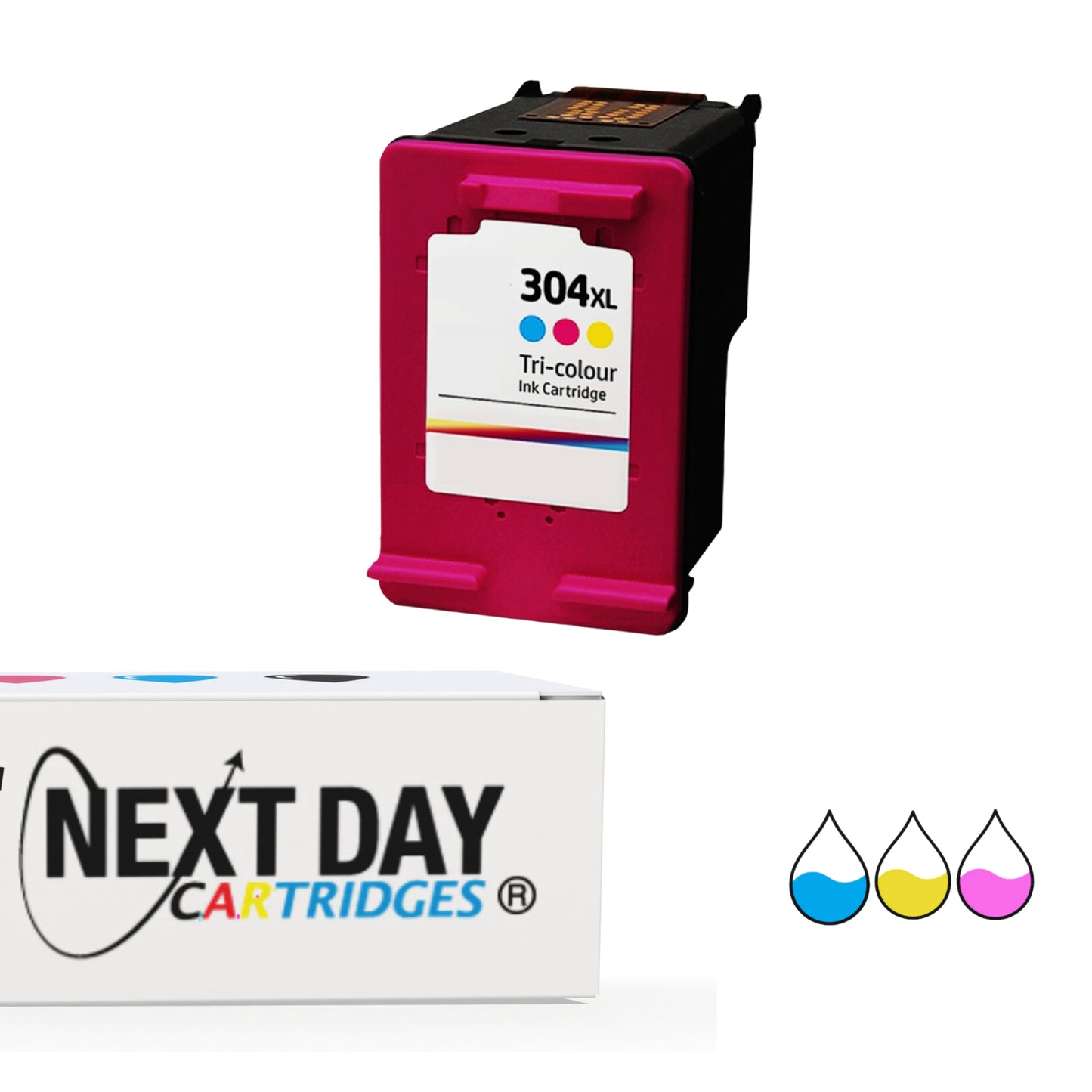 Premium Compatible HP 304XL tri Colour Ink Cartridge Hp Envy Deskjet AMP Printer High Capacity