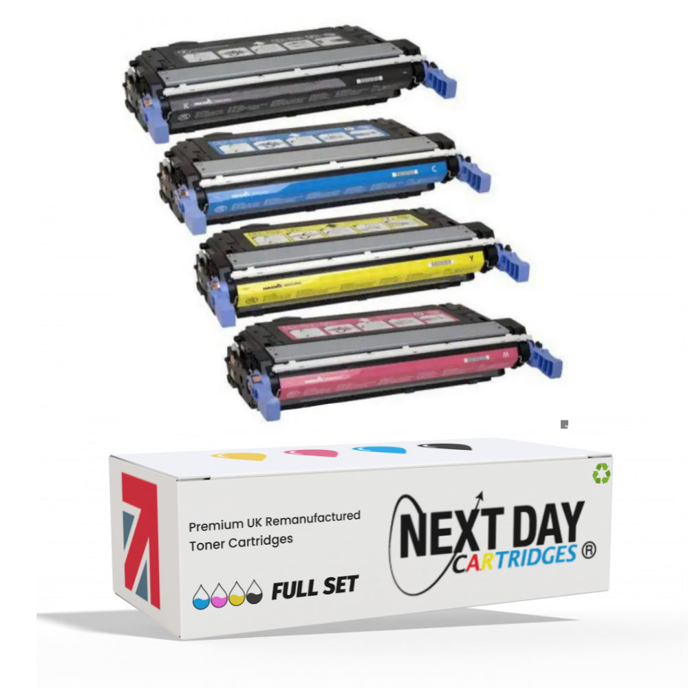 Premium Remanufactured Multi-Pack Full Set Hp 643A Q5950A 1A 2A 3A Toner Cartridges