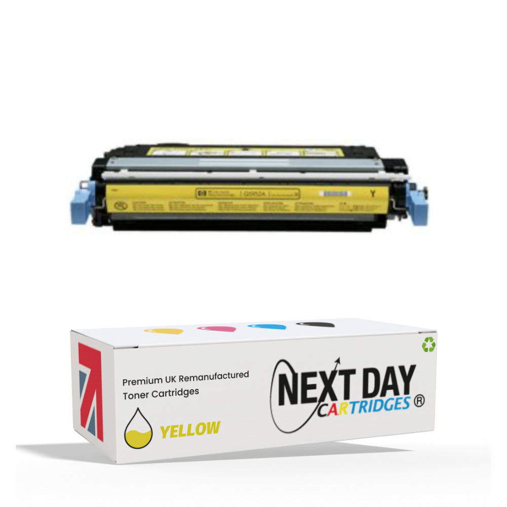 Premium Remanufactured Hp 643A Q5952A YELLOW Toner Cartridge