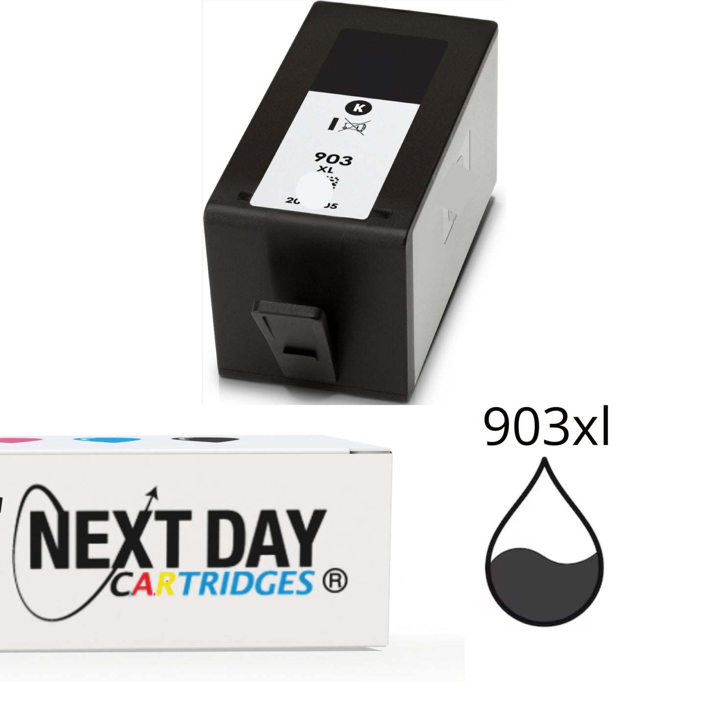 Premium Compatible Black HP 903XL Ink Cartridge HP OfficeJet 6950 6960 6970 6975 Pro