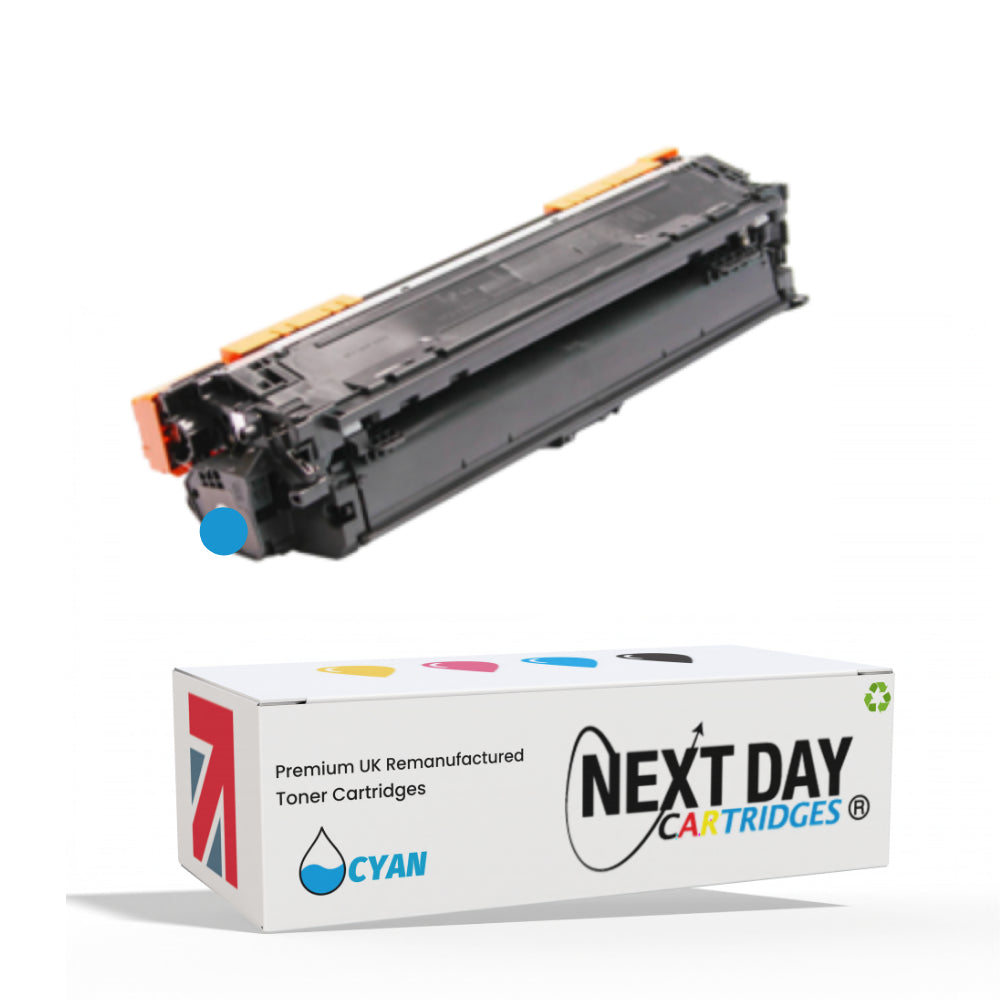 Premium Remanufactured HP CE341A Cyan Toner Cartridge