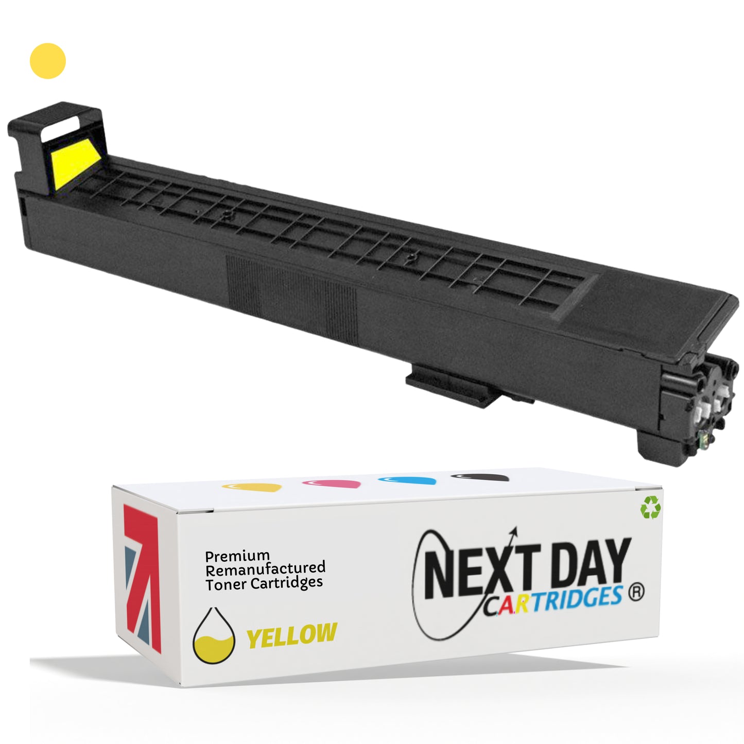 Remanufactured 827a Hp CF302A Yellow Toner Cartridge Colour Laserjet Enterprise M880z M880z+ M880za+
