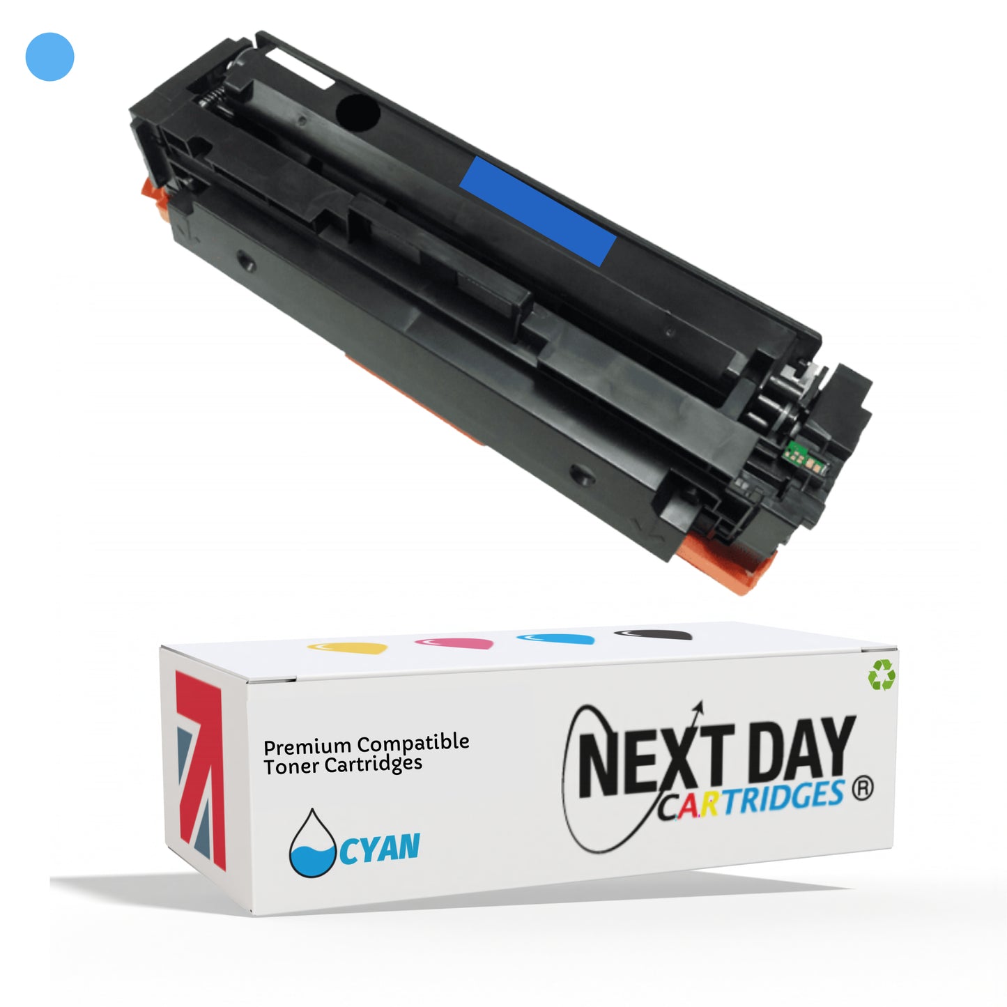 Compatible HP W2211A 207a Cyan Toner Cartridge Printer Premium Pro MFP M255dw M255nw M282nw M283fdn M283fdw