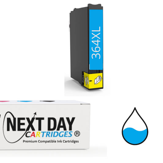 Premium Compatible HP 364XL Cyan Ink Cartridge HP Deskjet Photosmart 5510 e-All in One Photosmart Plus