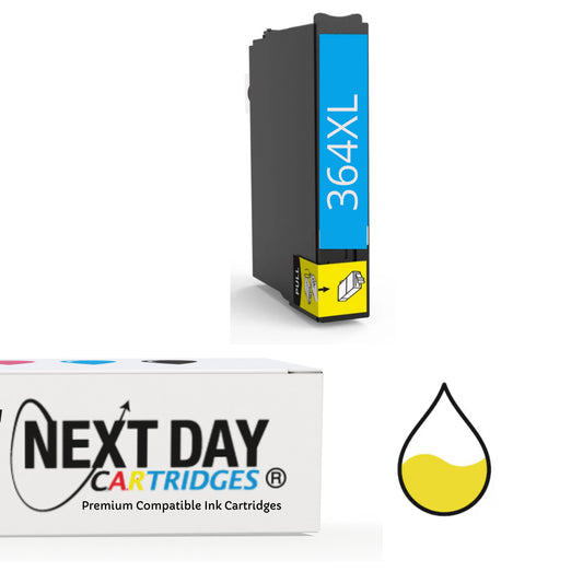 Premium Compatible HP 364XL Yellow Ink Cartridge HP Deskjet Photosmart 5510 e-All in One Photosmart Plus