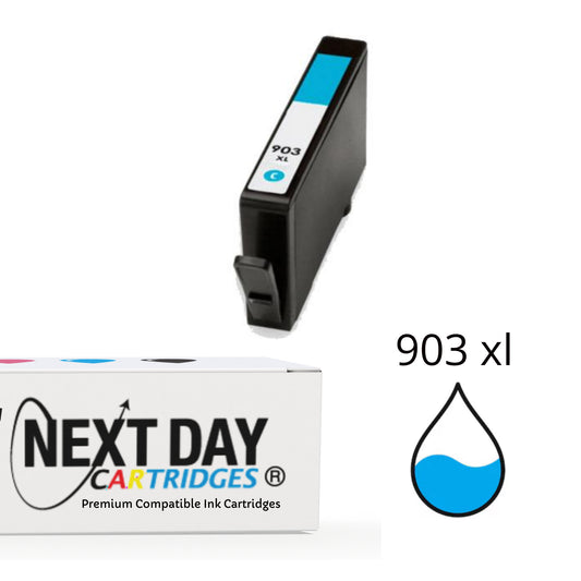 Premium Compatible Cyan HP 903XL Ink Cartridge HP OfficeJet  6950 6960 6970 6975 Pro