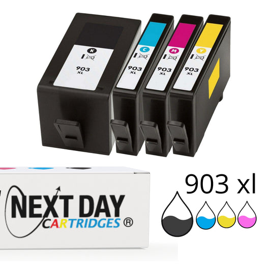 Premium Compatible HP 903XL CMYK Multi-Pack Full Set Ink Cartridge HP OfficeJet  6950 6960 6970 6975 Pro