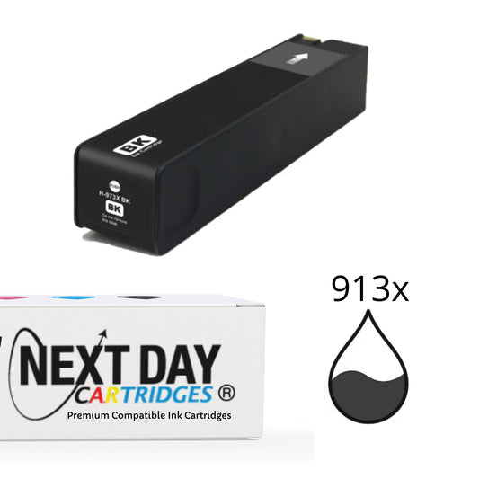 Premium Compatible HP 913A Black Ink Cartridge PageWide Pro 352 352dn 377dn 377dw 452 452dw 477dw Printer