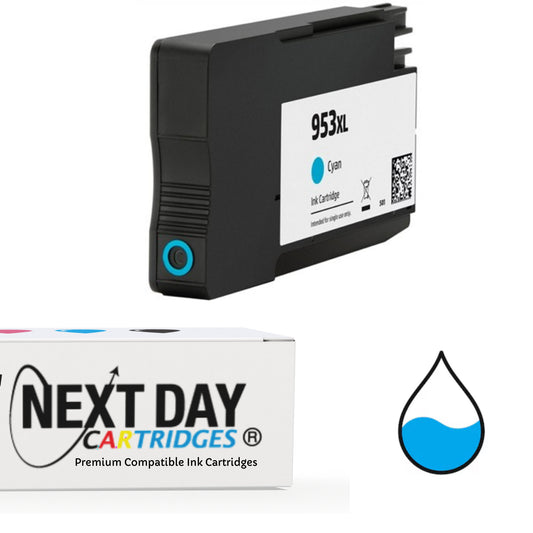 Premium Compatible HP 953XL Cyan Ink Cartridge Hp OfficeJet Pro 8720 8725 8728 8730 8740 8218 8210 8710 8715 8716 8718 7720 7730 7740
