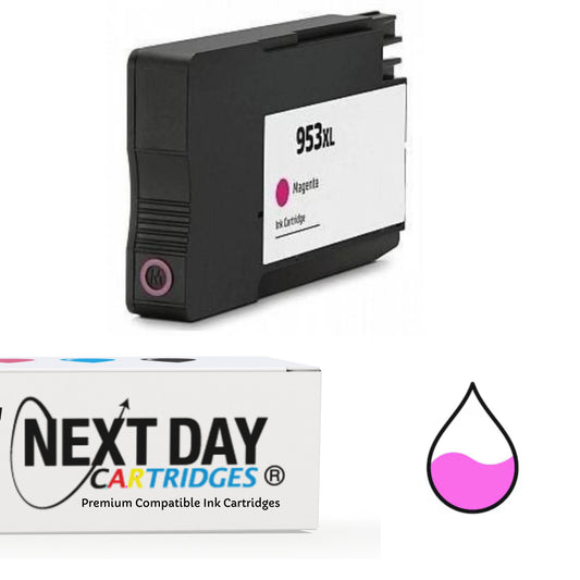 Premium Compatible HP 953XL Magenta Ink Cartridge Hp OfficeJet Pro 8720 8725 8728 8730 8740 8218 8210 8710 8715 8716 8718 7720 7730 7740