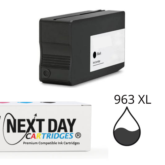 Premium Compatible HP 963XL Black Ink Cartridge HP OfficeJet Pro 9010 9012 9014 9015 9016 9019 9020 9022 9025