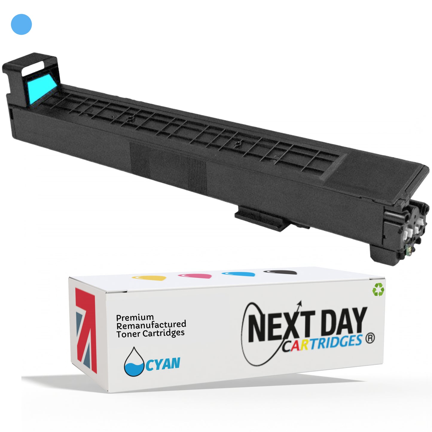 Remanufactured 827a Hp CF301A Cyan Toner Cartridge Colour Laserjet Enterprise M880z M880z+ M880za+