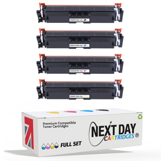 Compatible HP W2200A W2201A W2202A W2203A Normal Capacity Multi Pack Set Toner Cartridge Printer Premium Colour laserjet Pro 4202 4302 DN DW DWE FDN