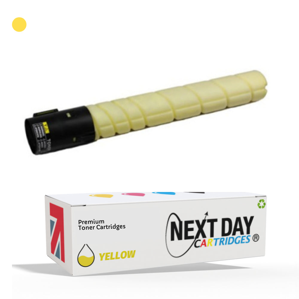 Konica Minolta TN321 Yellow Remanufactured Toner Cartridge Tn321Y Bizhub C224 C224e C284 C364