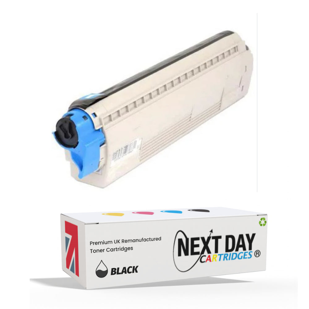 Oki C822 C822N Black Toner Cartridge Printer Remanufactured