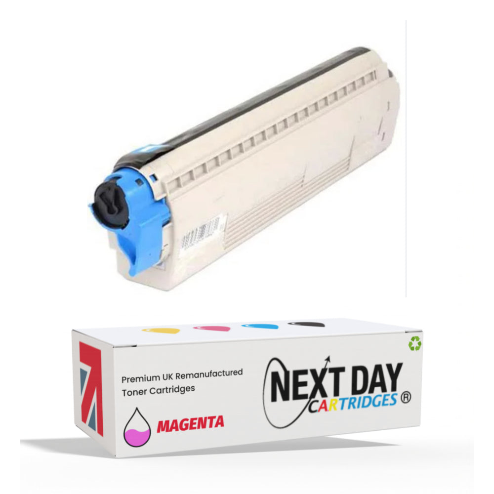 Oki C822 C822N Magenta Toner Cartridge Printer Remanufactured