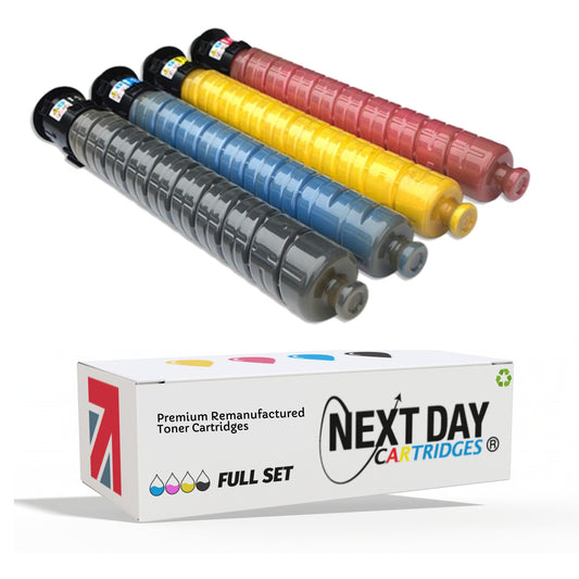 Remanufactured Ricoh Aficio 841925, 841926, 841927, 841928 Toner Cartridge Multi-Pack Set MP C2003 C2004 C2504 C2503 Compatible