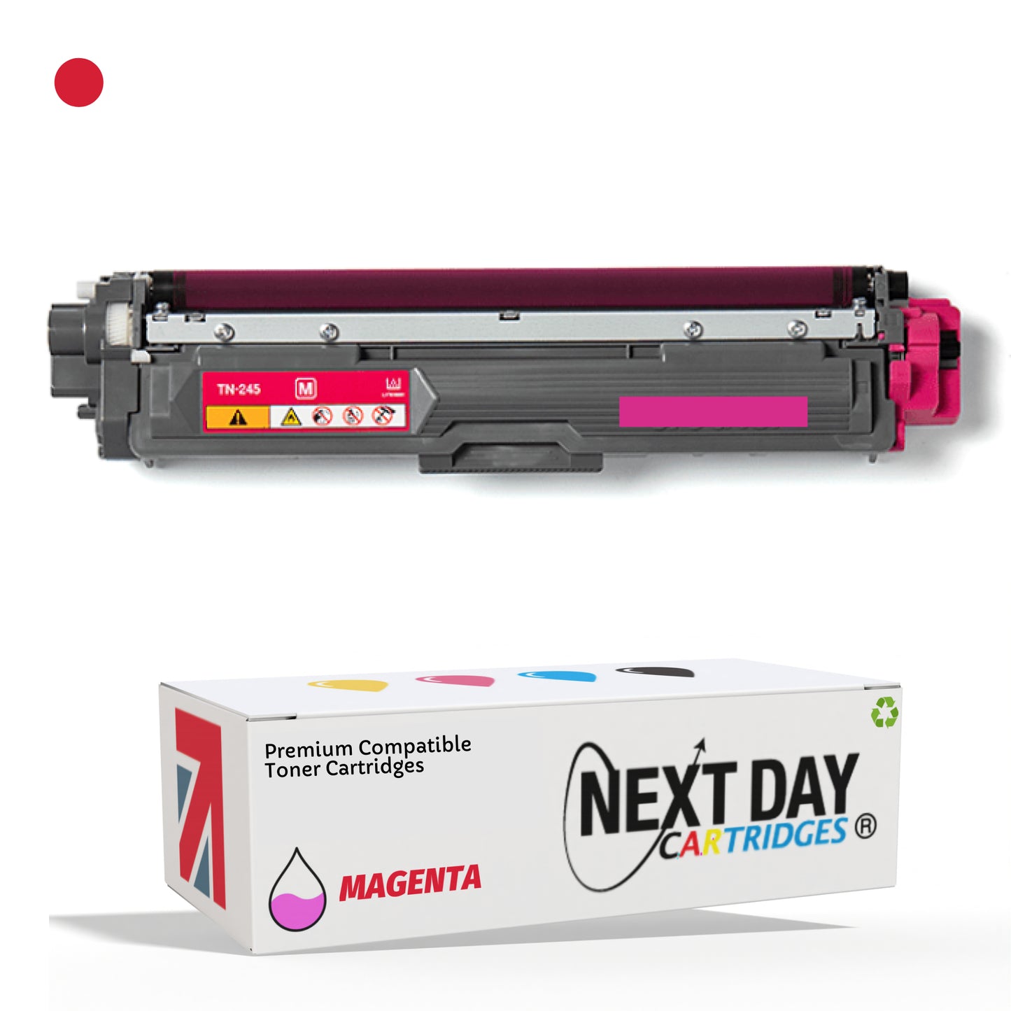 Compatible Brother Tn245 Magenta Premium Toner Cartridge TN245M