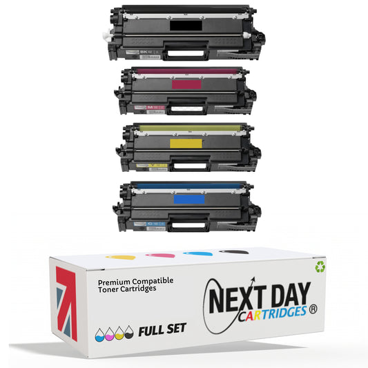 Compatible Brother Tn821XXL Extra High Capacity Full Set Multi-Pack Premium Toner Cartridge Black Cyan Magenta Yellow
