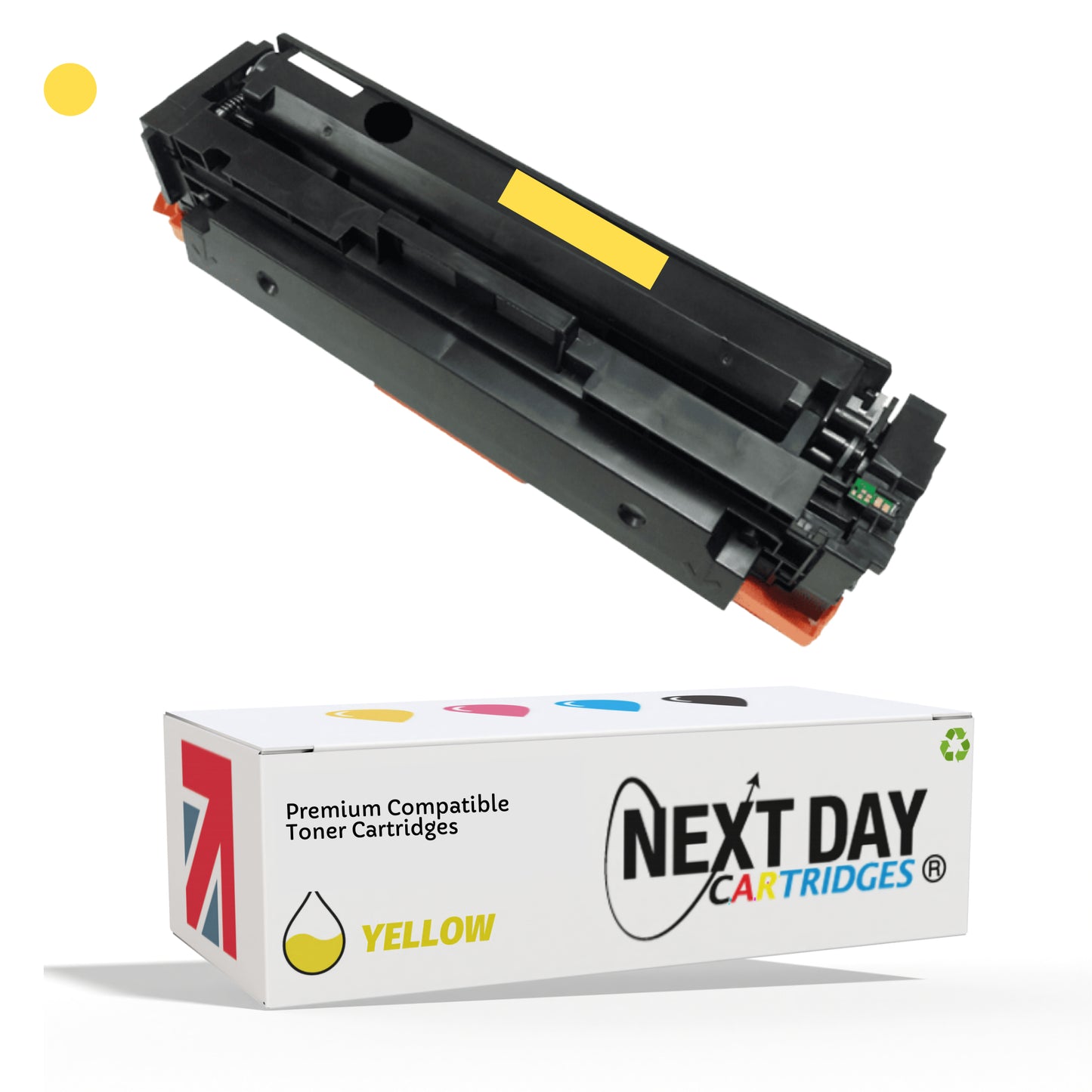 Compatible HP W2212X Yellow 207X High Capacity Toner Cartridge Printer Premium Pro MFP M255dw M255nw M282nw M283fdn M283fdw